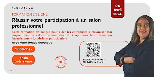 Imagen principal de Formation Réussir votre participation à un salon professionnel - En ligne