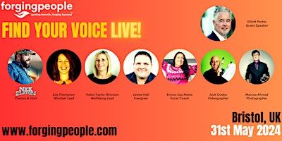 Imagem principal do evento Find Your Voice - LIVE!  (May 2024)