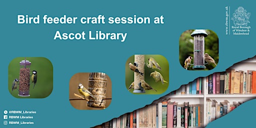 Imagen principal de Bird feeder craft session at Ascot Library