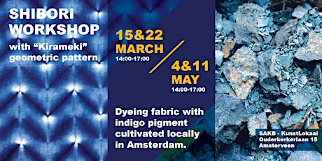 2 DAYS - Workshop Shibori  - with local indigo dye