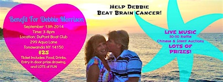 Help Debbie Beat Brain Cancer Benefit & Auction primary image