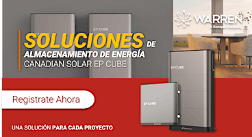 Imagem principal do evento Soluciones de Almacenamiento de Energía Canadian Solar EP CUBE