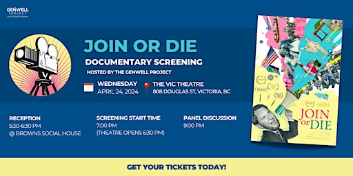 Imagen principal de Join Or Die Documentary Screening