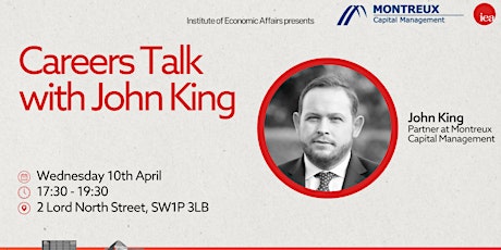 IEA Career Talks with John King