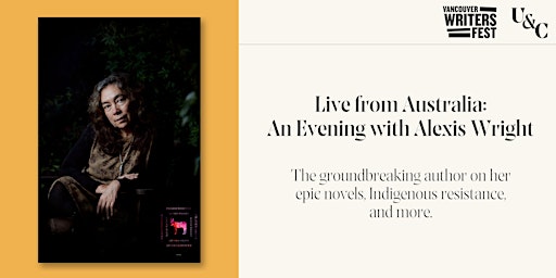 Imagem principal do evento Live from Australia: An Evening with Alexis Wright