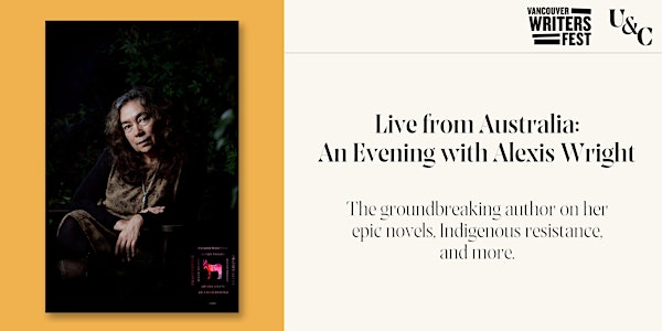 Live from Australia: An Evening with Alexis Wright