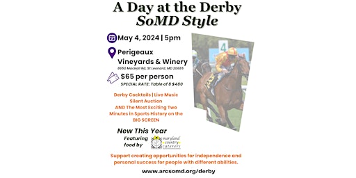 Day at the Derby Southern Maryland Style Fundraiser primary image