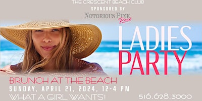 Primaire afbeelding van Ladies Party, Brunch at the Beach
