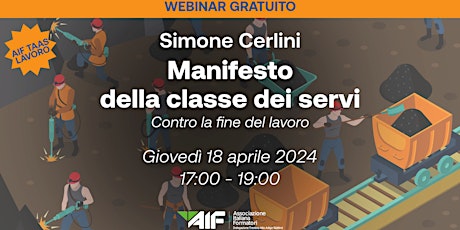 Primaire afbeelding van Manifesto della classe dei servi