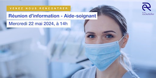 Hauptbild für Réunion d'information mai 2024 : Diplôme d'Etat Aide-Soignant