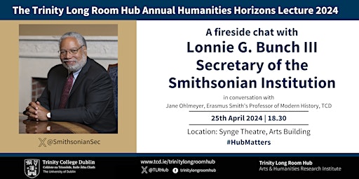 The Trinity Long Room Hub Annual Humanities Horizons Lecture 2024 primary image