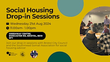 Primaire afbeelding van Social Housing Drop-In Sessions (Southmead)