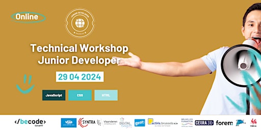 BeCode Ghent - Technical Workshop - Junior Developer  primärbild