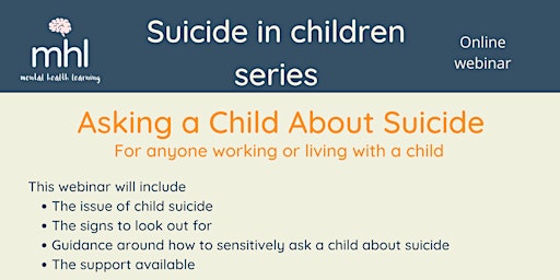 Primaire afbeelding van Suicide in Children series: Asking a Child About Suicide