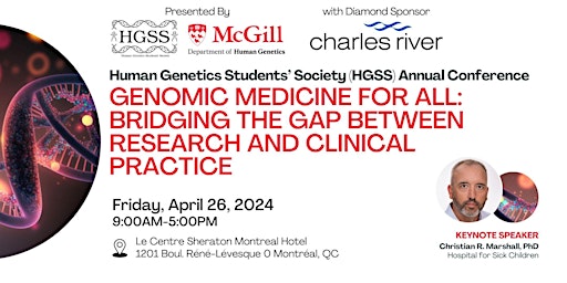 Hauptbild für HGSS 2024 Conference: Genomic Medicine For All