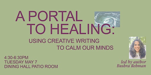 Imagem principal do evento A Portal to Healing: Using Creative Writing to Calm Our Minds
