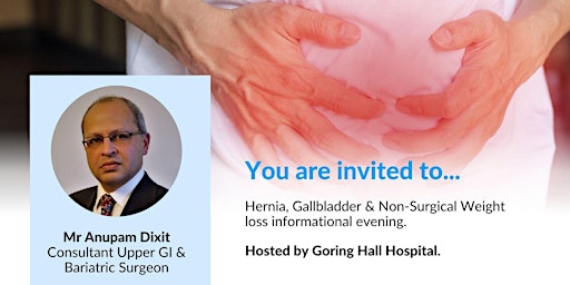 Imagem principal do evento Hernia, Gallbladder & Non-Surgical Weight loss - Informational Evening