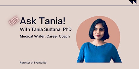 'Ask Tania' Session for Medical Writers