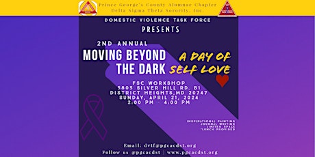2nd Annual Moving Beyond The Dark: A Day of Self Love