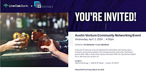 Immagine principale di Austin Venture Community - Happy Hour 