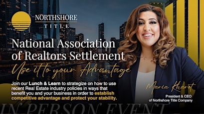 National Association of Realtors Settlement... Use it to your Advantage!