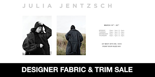 Hauptbild für JULIA JENTZSCH | designer fabric, trim & yarn sale at discounted prices