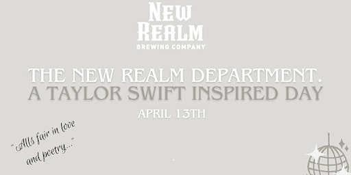 Imagen principal de The New Realm Department: A Taylor Swift Inspired Night!