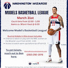 Easter Basketball Event ModelsBasketball Miami Heat Washington Wizards