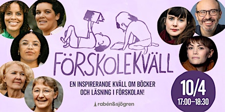 En inspirerande kväll om böcker i förskolan - 10 april 2024