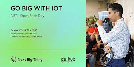 Go Big with IoT: NBT's Open Pitch Day