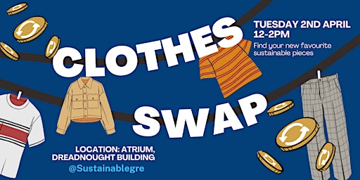 [FREE] Circular Clothes Swap - University of Greenwich primary image