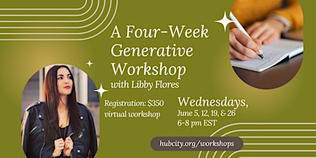 Imagem principal do evento Virtual Workshop: A Four-Week Generative Workshop with Libby Flores