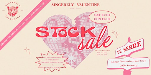 Imagem principal de Sincerely Valentine's MAJOR Stock Sale