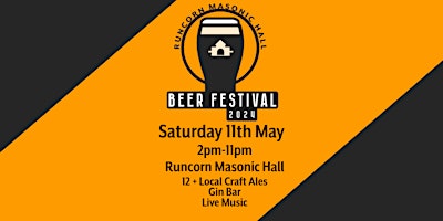 Hauptbild für Runcorn Masonic Hall Beer Festival 2024