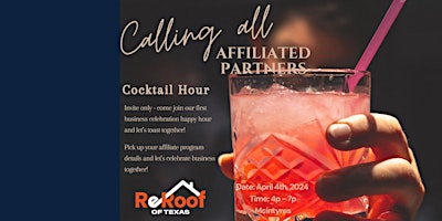 Primaire afbeelding van VIP Affiliate Partner Cocktail Hour