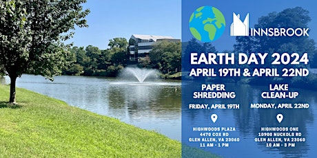 2024 Earth Day At Innsbrook Lake Clean Up