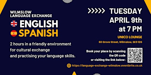 Imagem principal do evento Language Exchange English/Spanish (Wilmslow)