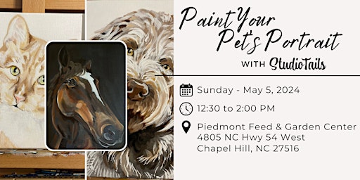 Imagem principal do evento Paint Your Pet's Portrait