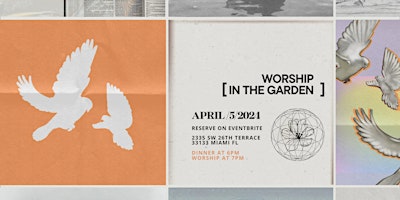 Image principale de Worship in the garden