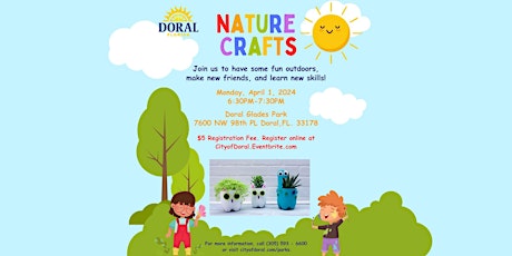 April Nature Craft- Upcycled Bottle Planters primary image