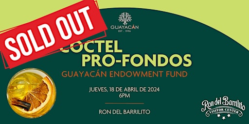 Primaire afbeelding van Coctel Pro Fondos Guayacán Endowment Fund | Ron del Barrilito