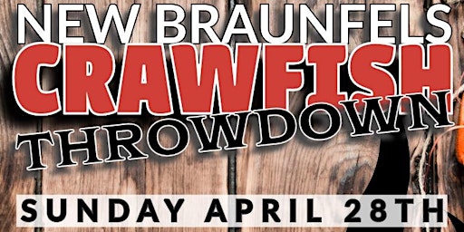 Primaire afbeelding van 2nd Annual New Braunfels Crawfish Throwdown!