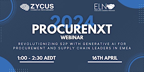 ProcureNxt Webinar APAC