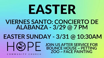 Immagine principale di Easter at Hope Community Church 