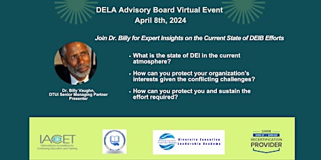 DELA Advisory Board Virtual Event - April 8th 2024