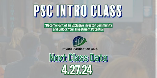 Primaire afbeelding van PSC Intro Class