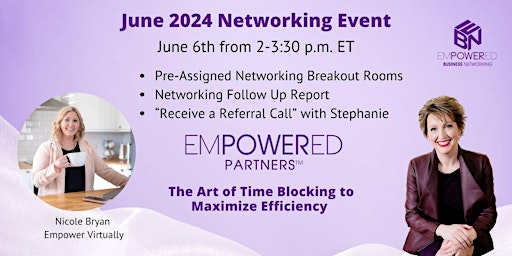 6.6.24 Networking Event - Nicole Bryan - Featured Expert primary image