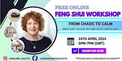 Imagem principal do evento Introductory Workshop to Feng Shui with Colette Malone