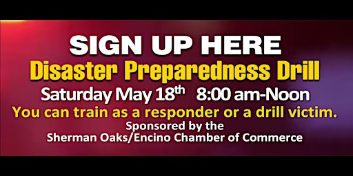 Hauptbild für San Fernando Valley Disaster Preparedness Drill - a CERT Event