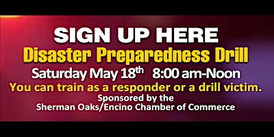 San Fernando Valley Disaster Preparedness Drill - a CERT Event primary image